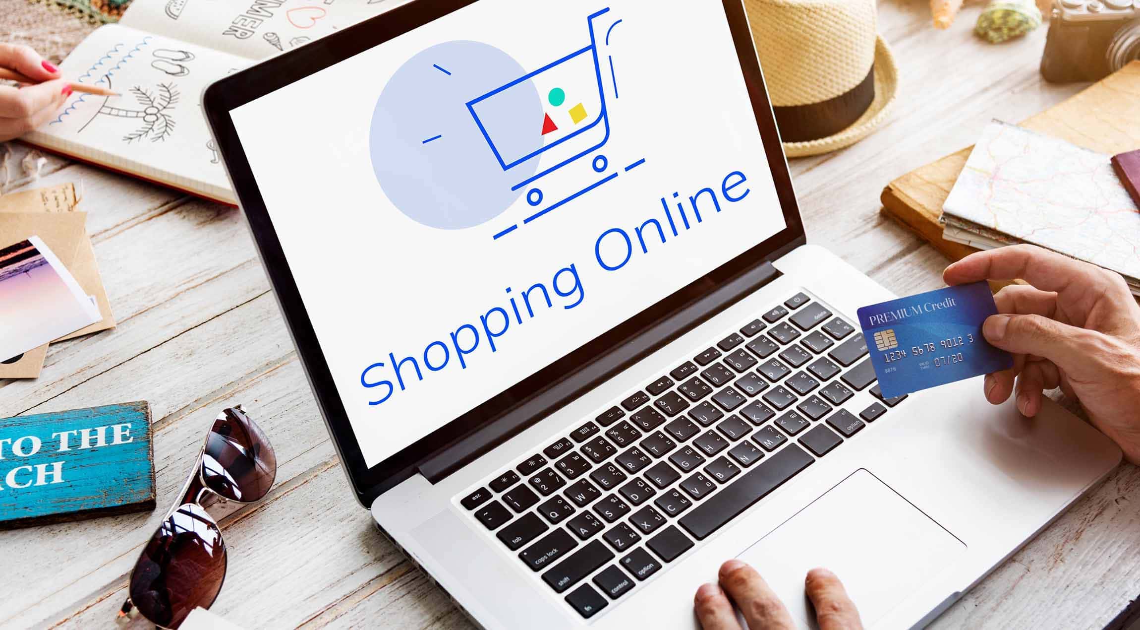 shopping online ecomm