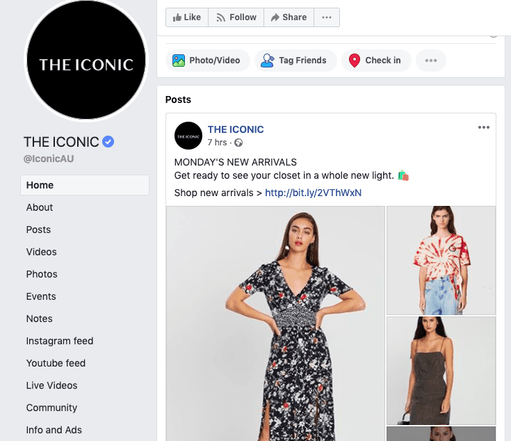 Driving traffic through Facebook