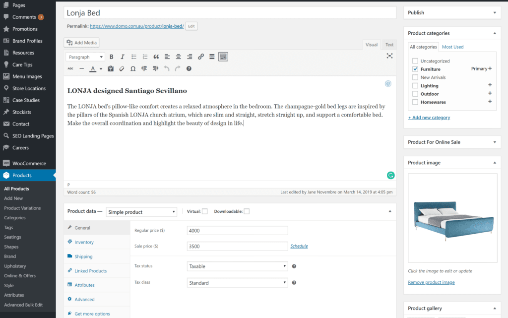 E-commerce Web Development CMS WooCommerce Example
