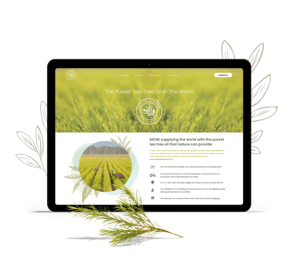 main camp natural extracts showcase